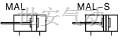 MAL標準型鋁合金迷你氣缸符號